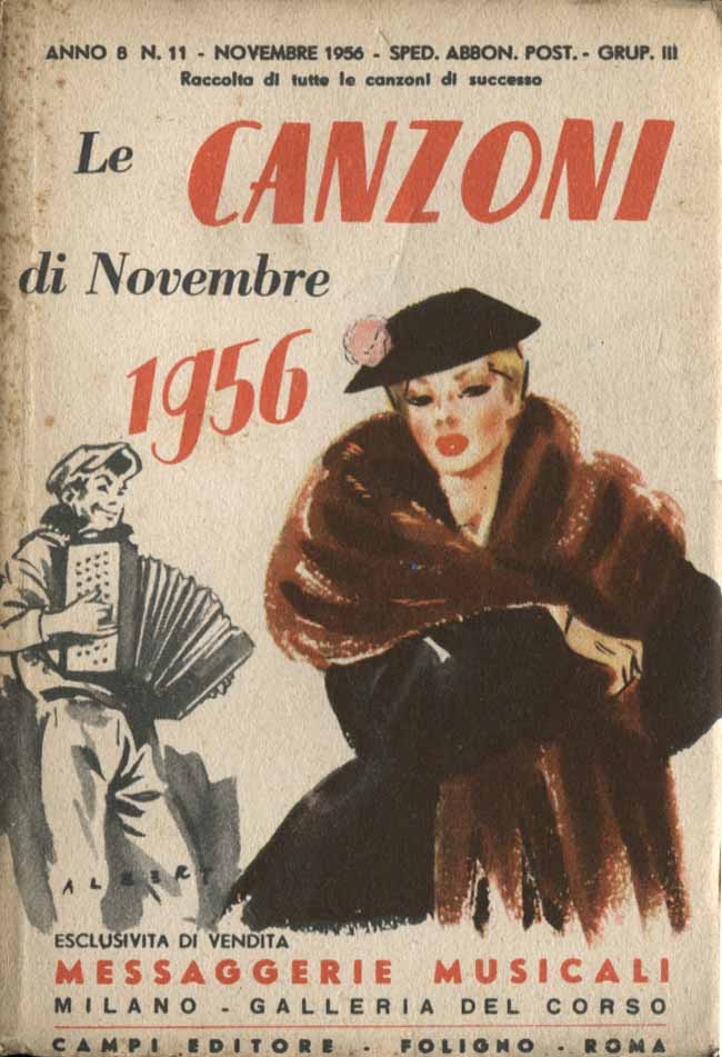 Le Canzoni di novembre 1956